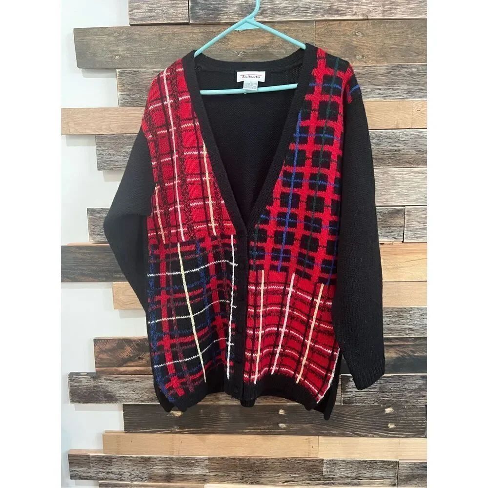 Talbots vintage wool cardigan Sweather size medium